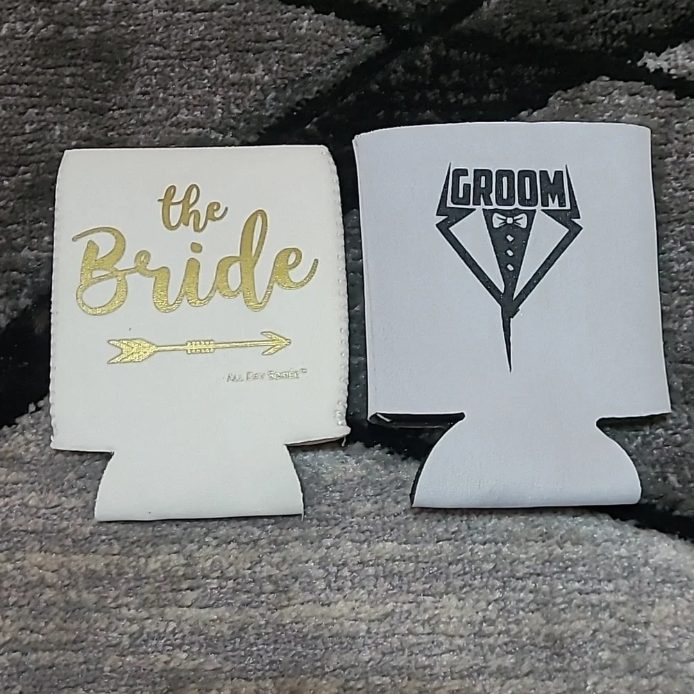 WEDDING KOOZIES GIFT TREAT BAGS DRINK & DARE BACHELORETTE LOTTO BUNDLE